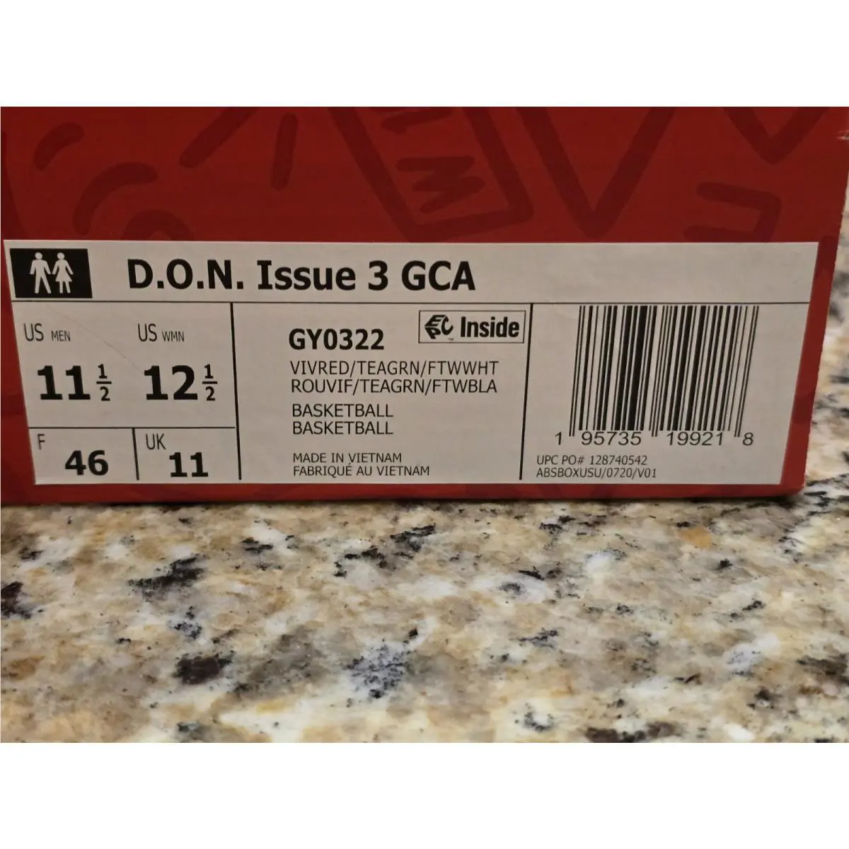Adidas shoes - adidas D.O.N. Issue #3 - Issue - GYO322 - RED/WHITE/VIVID RED 7