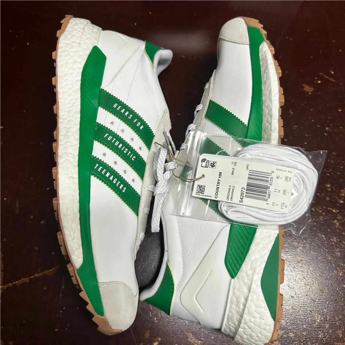 Adidas shoes - Country Free Hiker - Country Free Hiker - S42973 - Cloud White / Green 2