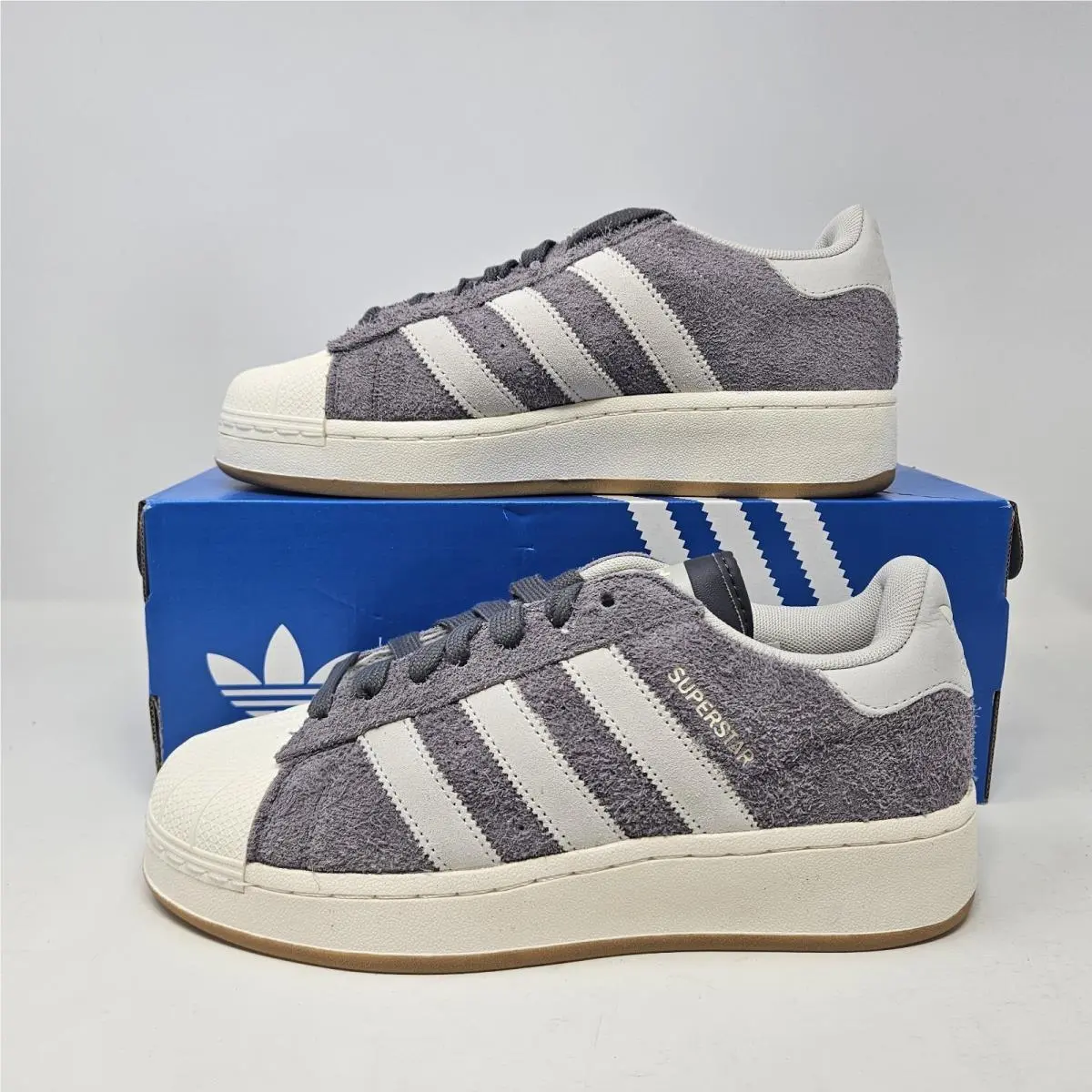 Adidas Superstar Xlg `trace Gray` Sneakers / IG2125 / Women’s Size 9