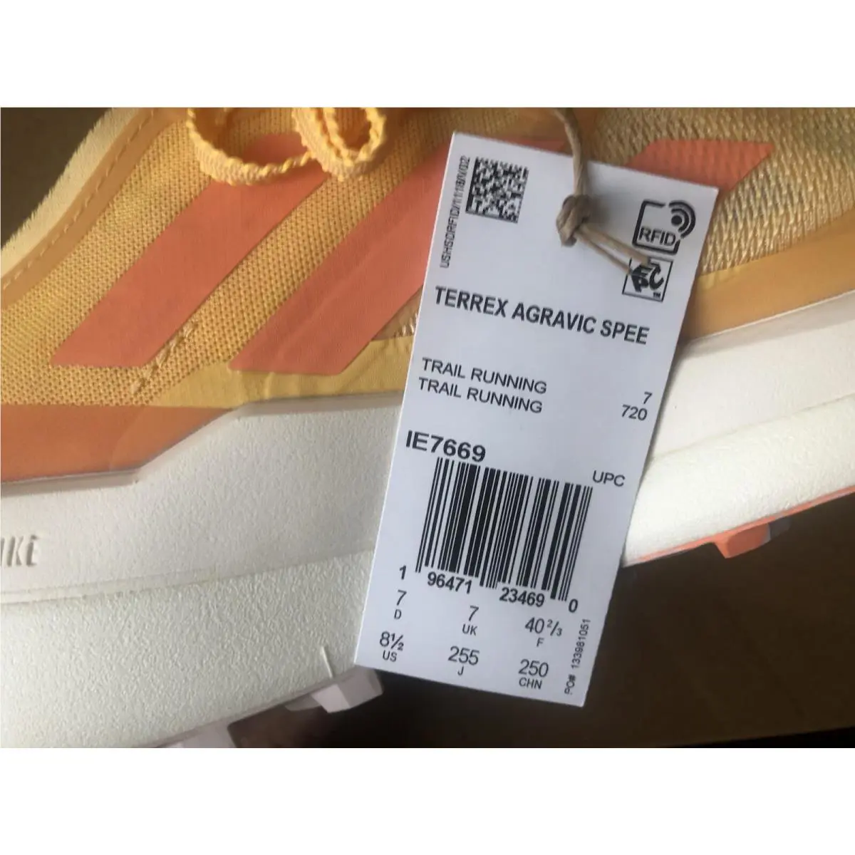 Adidas shoes - Terrex Agravic Speed - Terrex Agravic Speed - IE7669 - Orange 3
