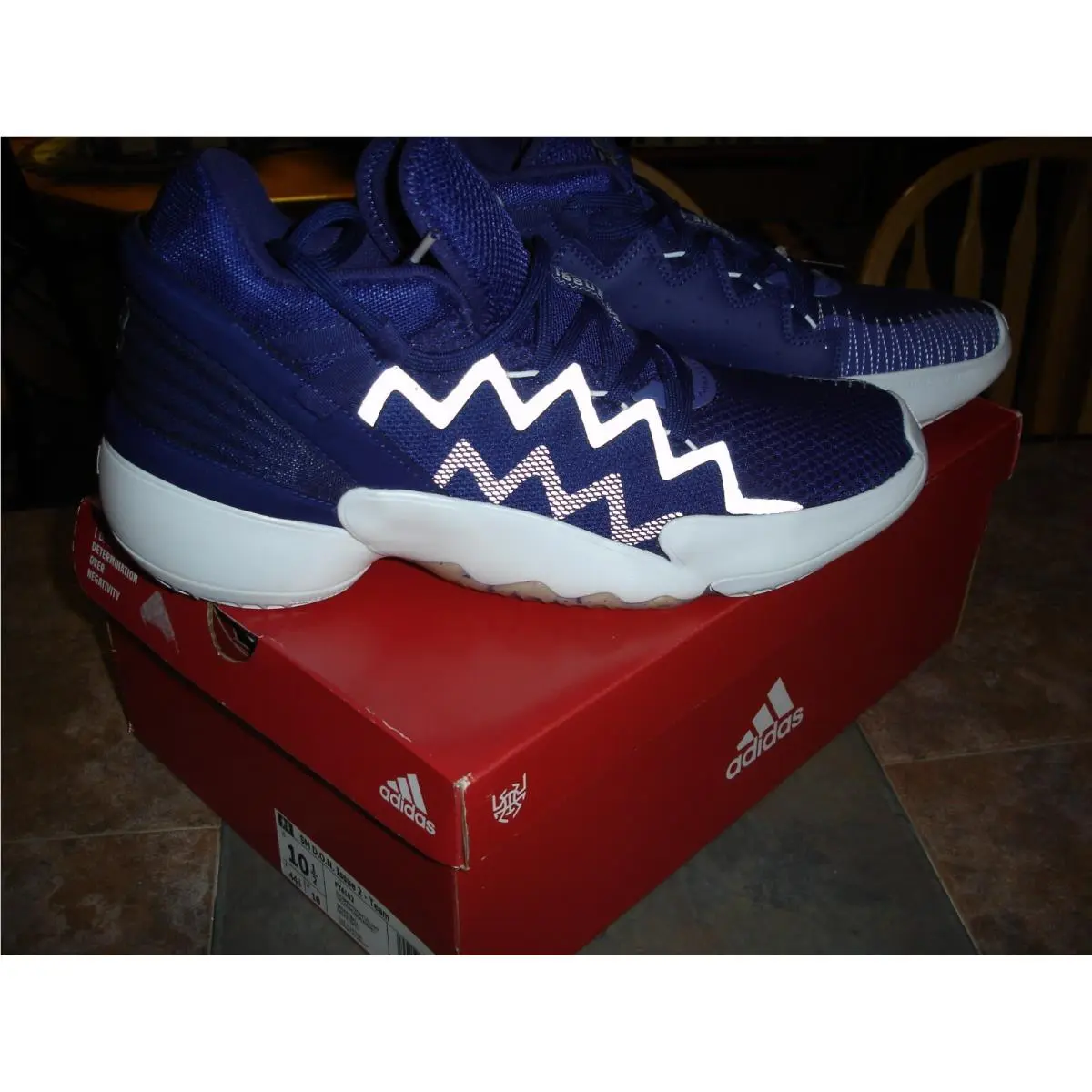 Adidas SM Don Issue 2 Team Purple Basketball Shoes Men`s 10.5 FY4182