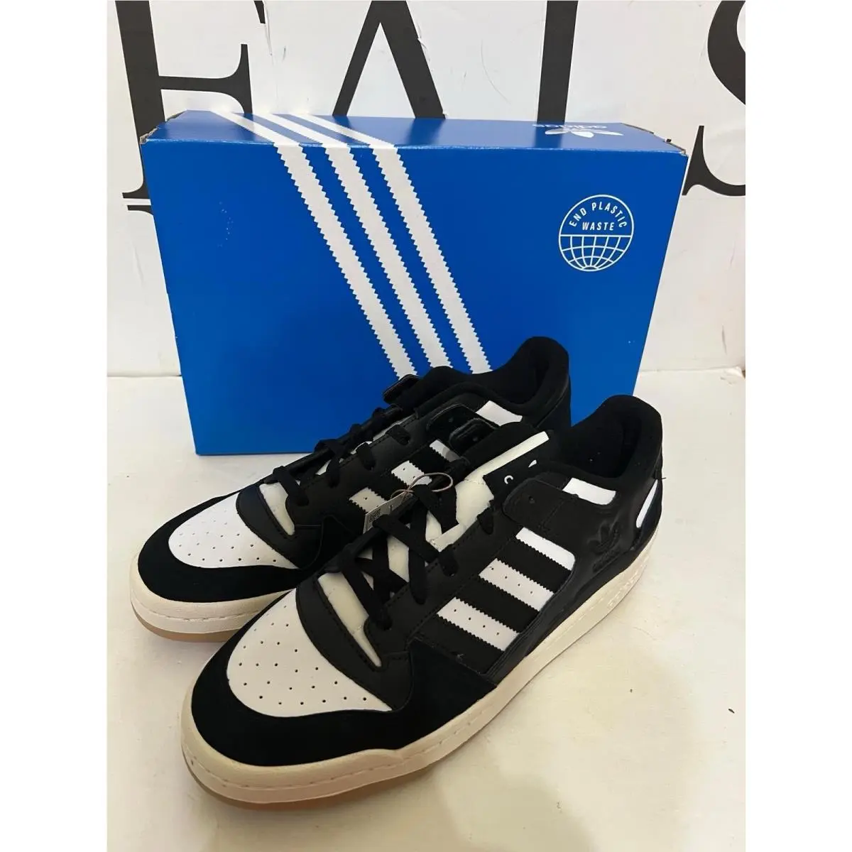 Adidas shoes - adidas Forum Low - Forum Low - ID6857 - Core Black/Cloud White/Cream White 7