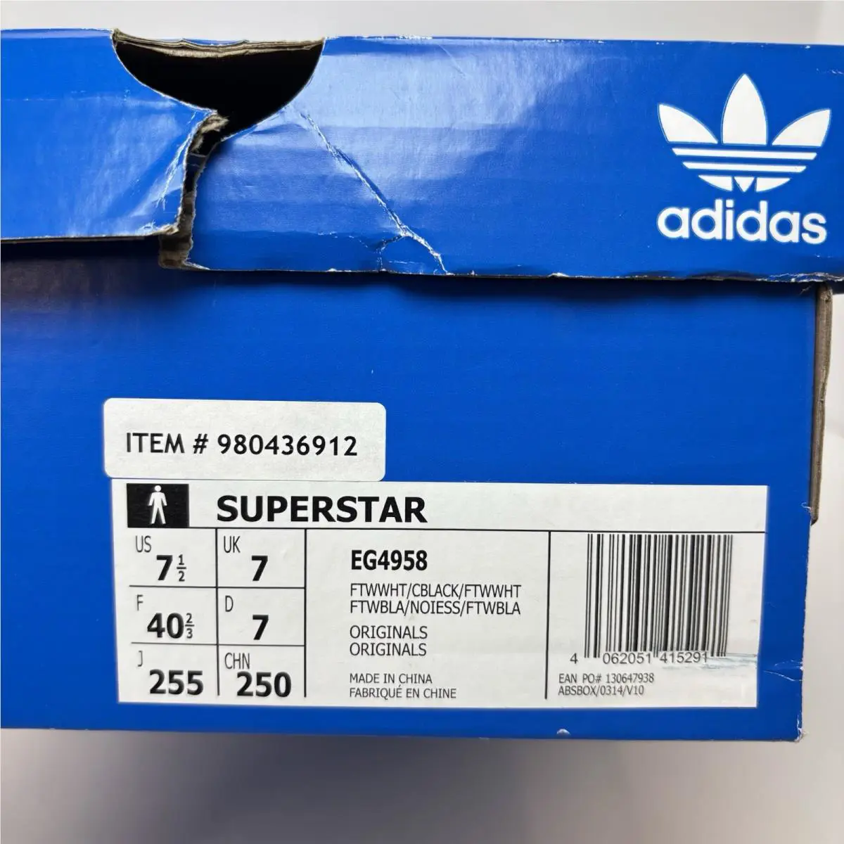 Adidas shoes - adidas Superstar - Superstar - EG4958 - White/Black (UPC: 4062051415284) 0