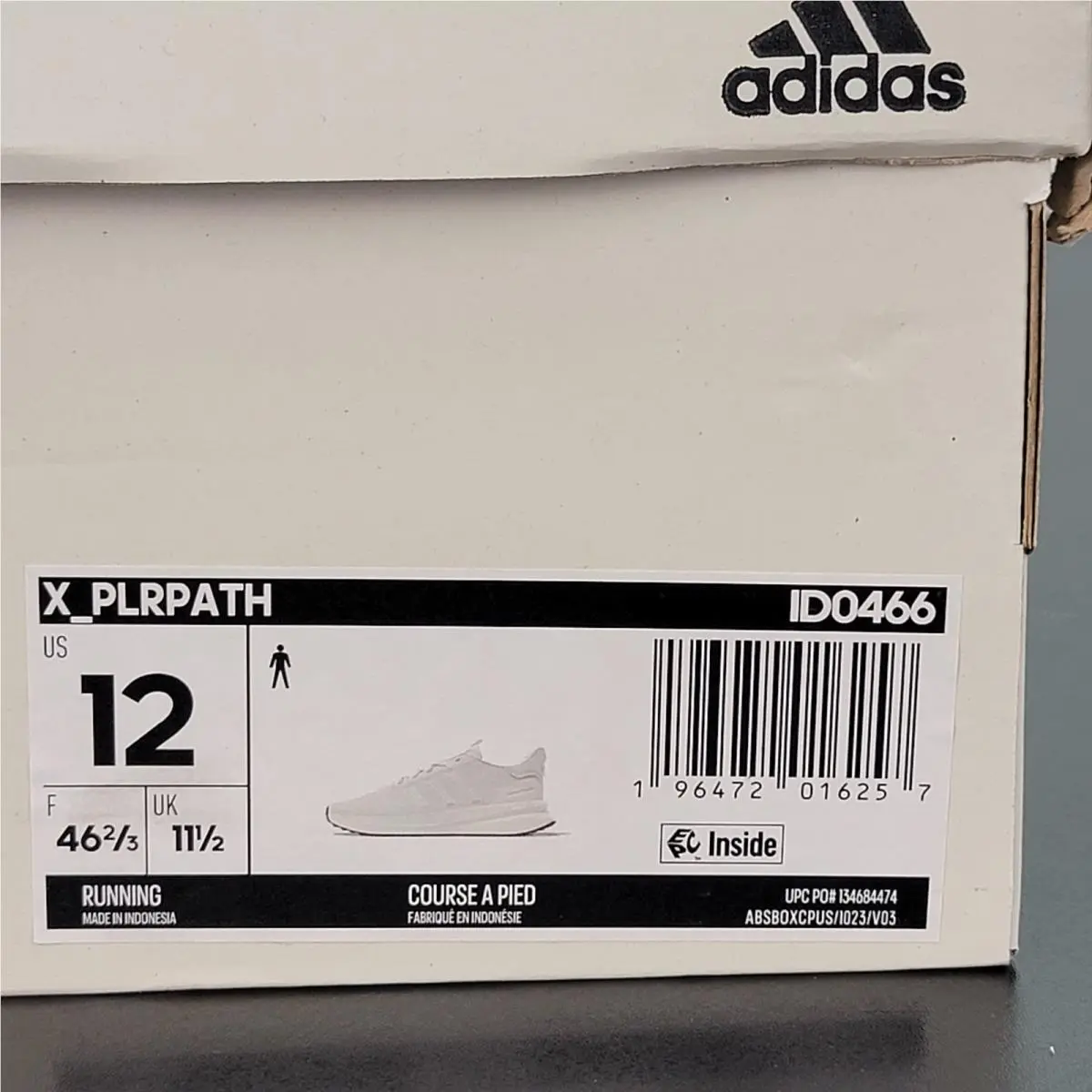 Adidas shoes - adidas X_PLR - ID0466 - White, Manufacturer: Cloud White Black (UPC: 196472016233) 6