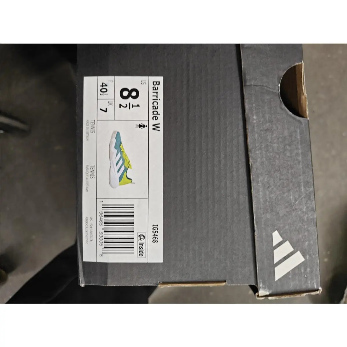Size 8.5 - Adidas Barricade Arctic Fusion W
