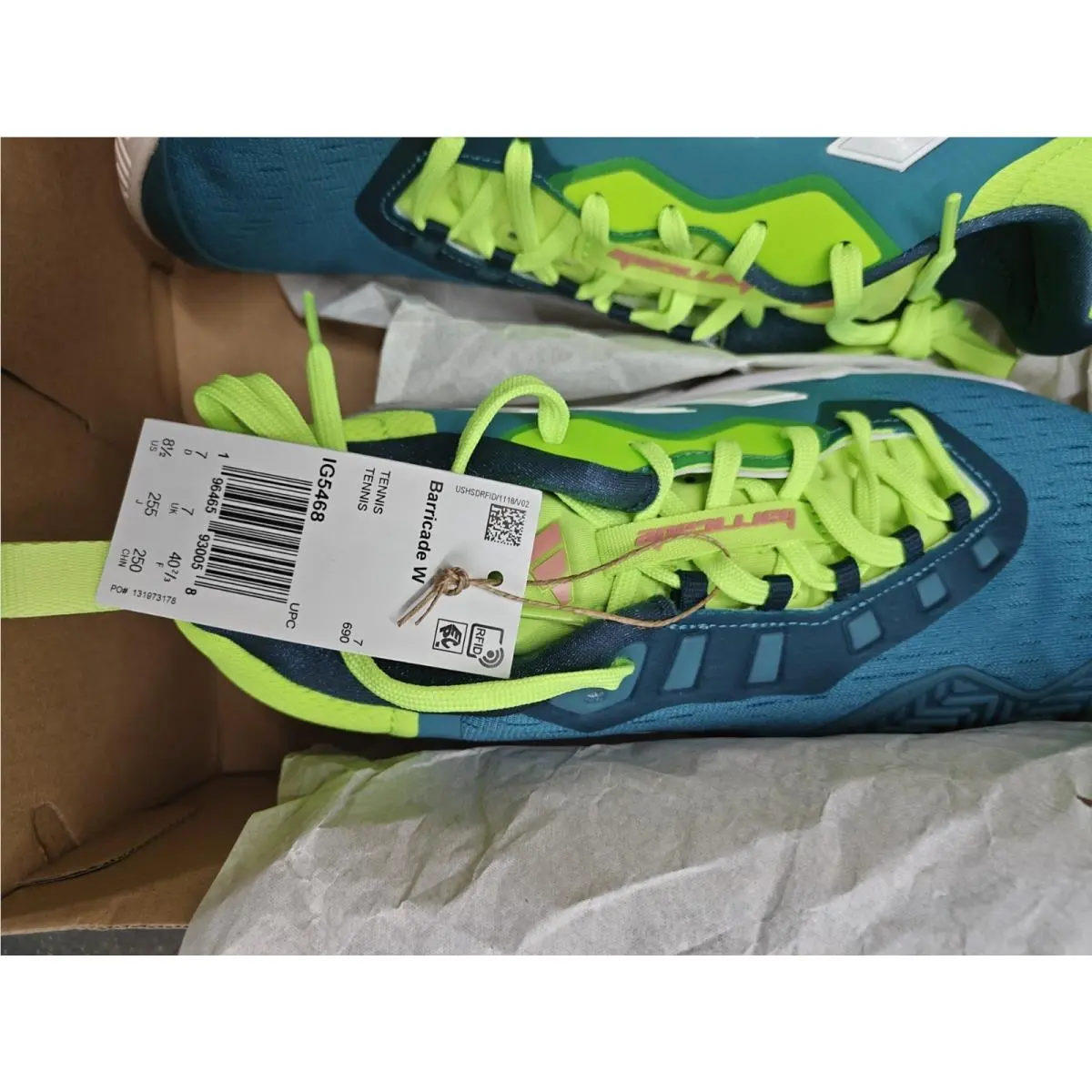 Adidas shoes - adidas Barricade - Barricade - IG5468 - Green 1