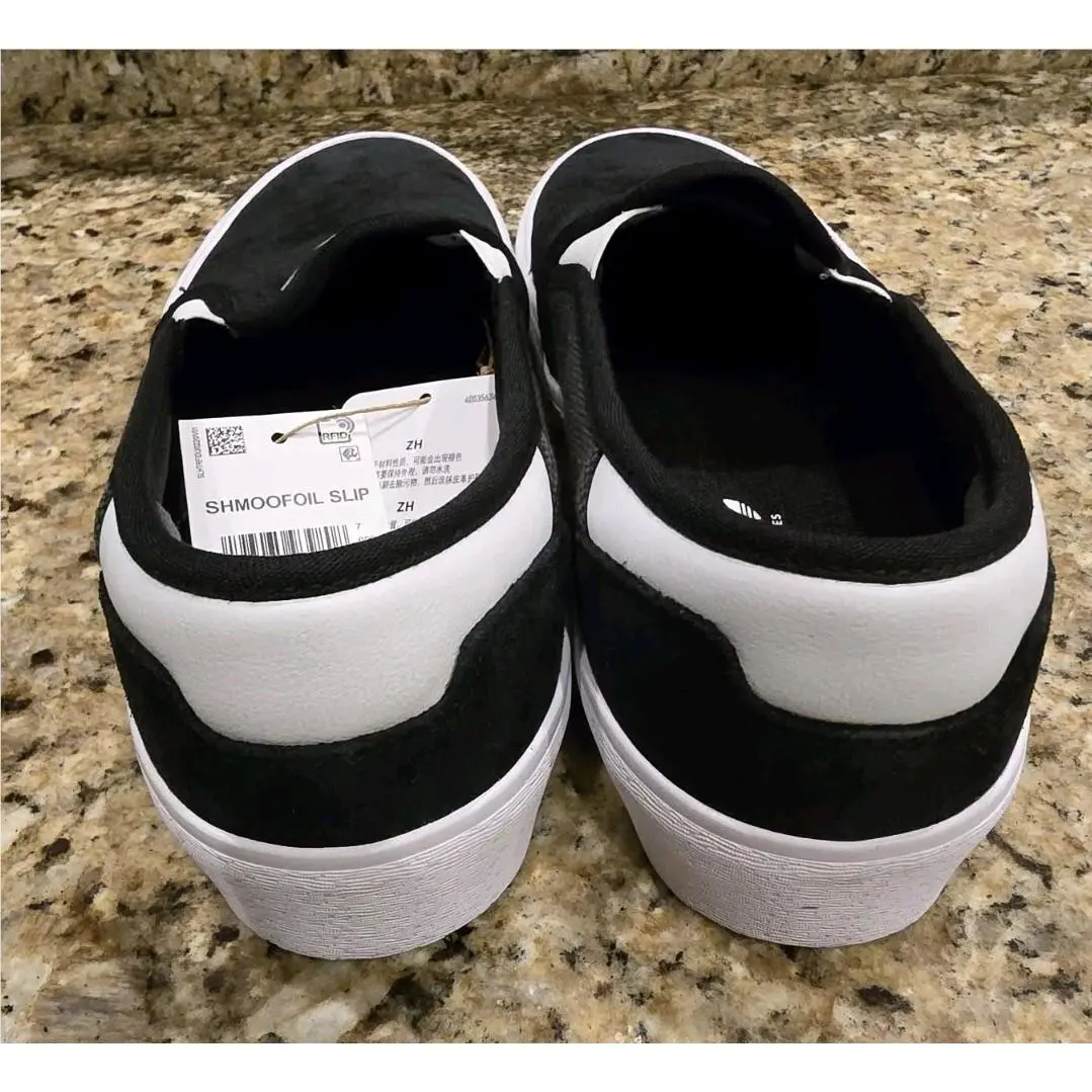 Adidas shoes - Shmoofoil Slip On - Shmoofoil Slip - IG5268 - Black & White 3