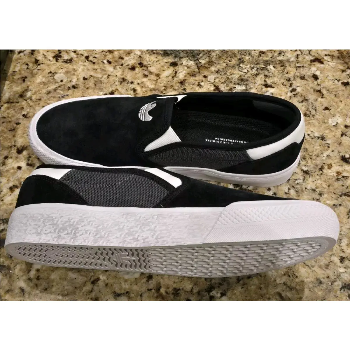 Adidas shoes - Shmoofoil Slip On - Shmoofoil Slip - IG5268 - Black & White 4