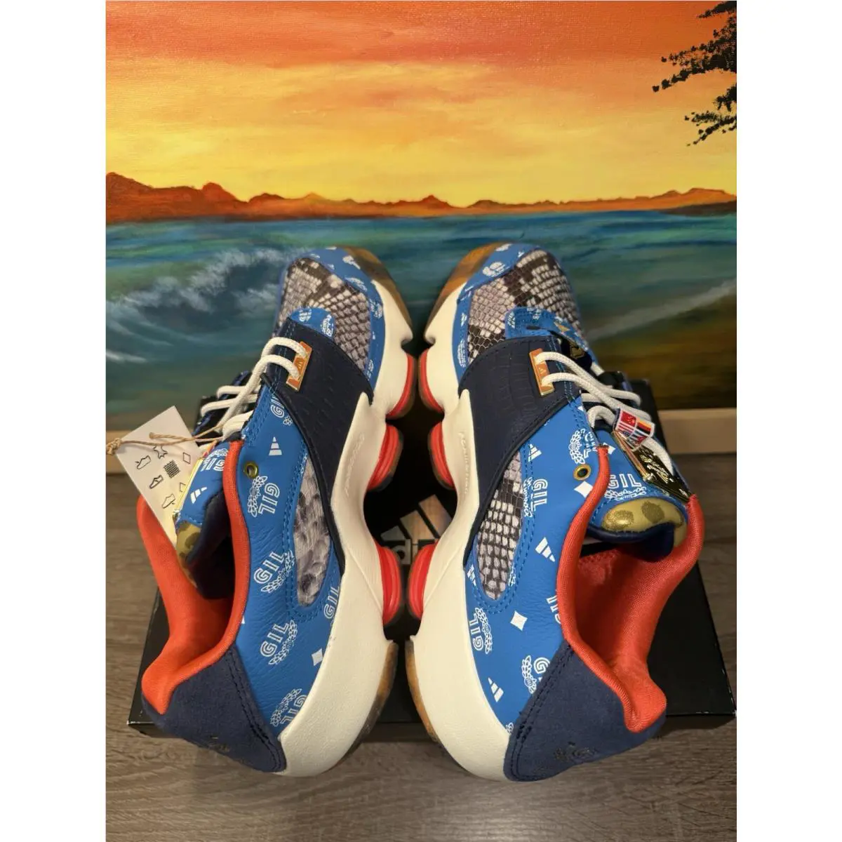 Adidas shoes - adidas Gil Zero - Gil Zero - GY6483 - Blue 10