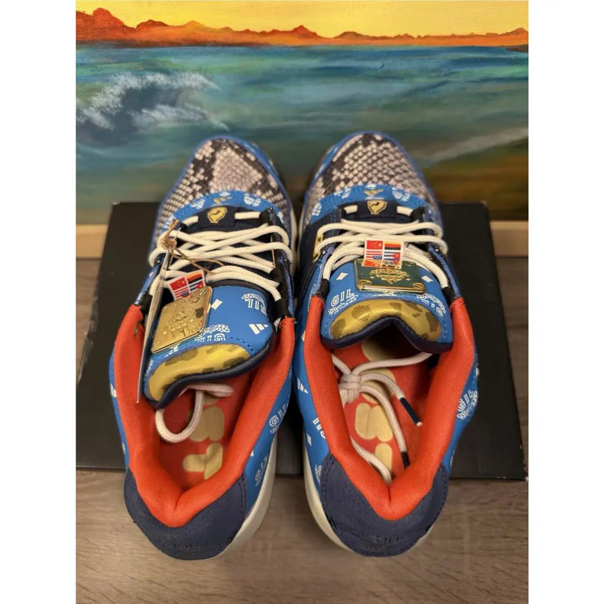 Adidas shoes - adidas Gil Zero - Gil Zero - GY6483 - Blue 3
