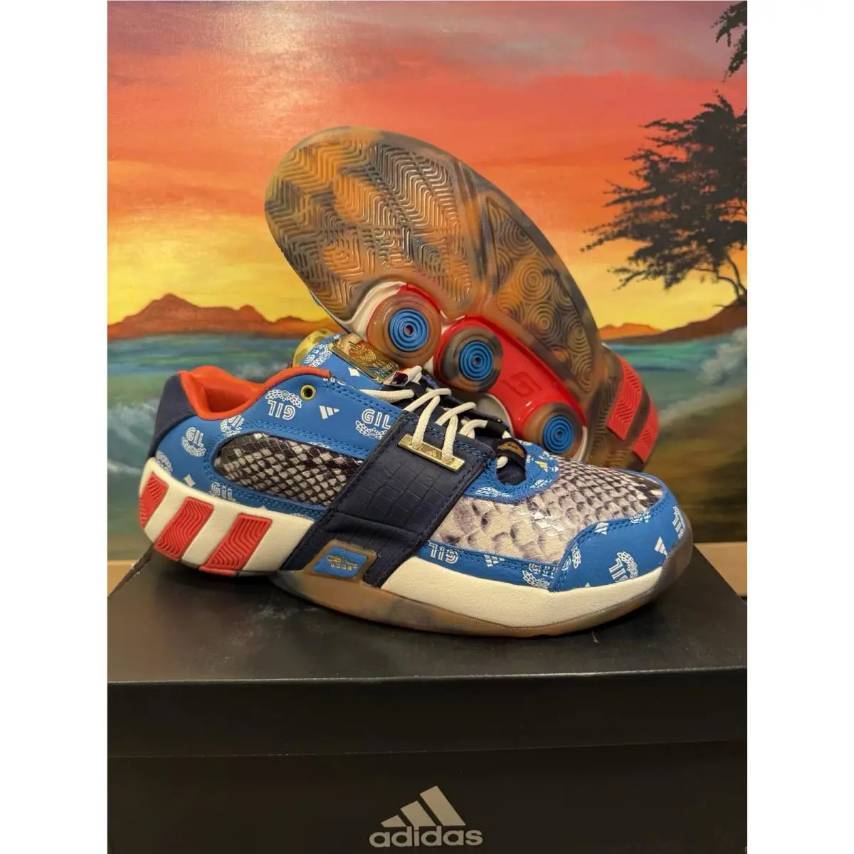 Adidas shoes - adidas Gil Zero - Gil Zero - GY6483 - Blue 6