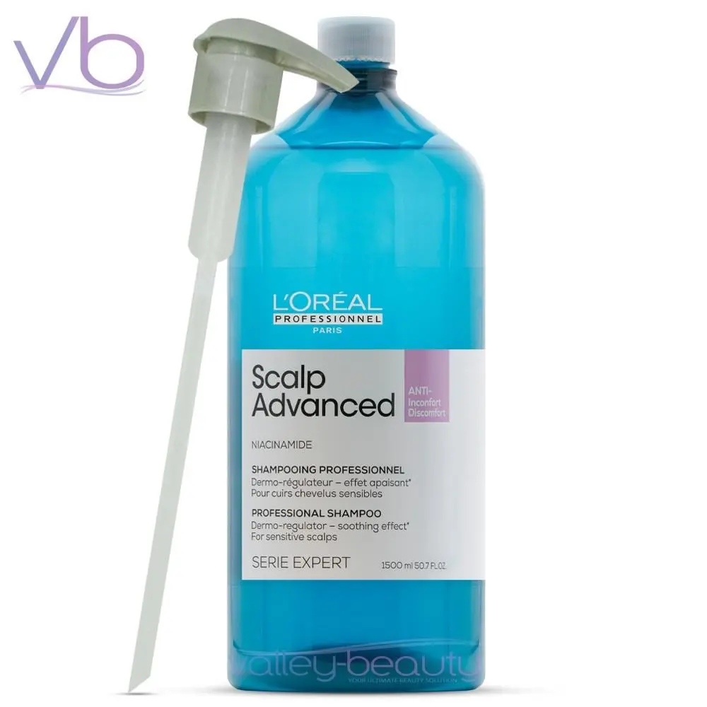 L`oreal Serie Expert Sensitive Scalp Advanced Dermo Regulator Soothing Shampoo With Pump by L'Oréal