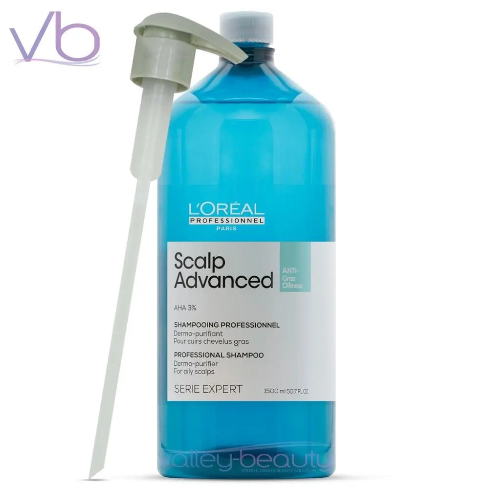 L`oreal Serie Expert Scalp Advanced Dermo Purifier Anti-oiliness Shampoo Huge With Pump by L'Oréal