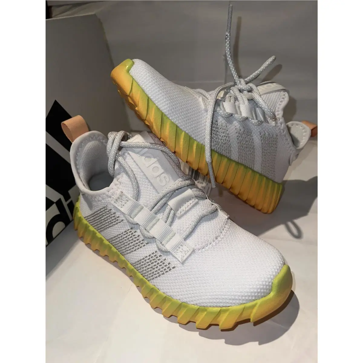 Adidas shoes - adidas Kaptir - Kaptir - NJV93 - Cloud White / Crystal White / Hazy Orang 6