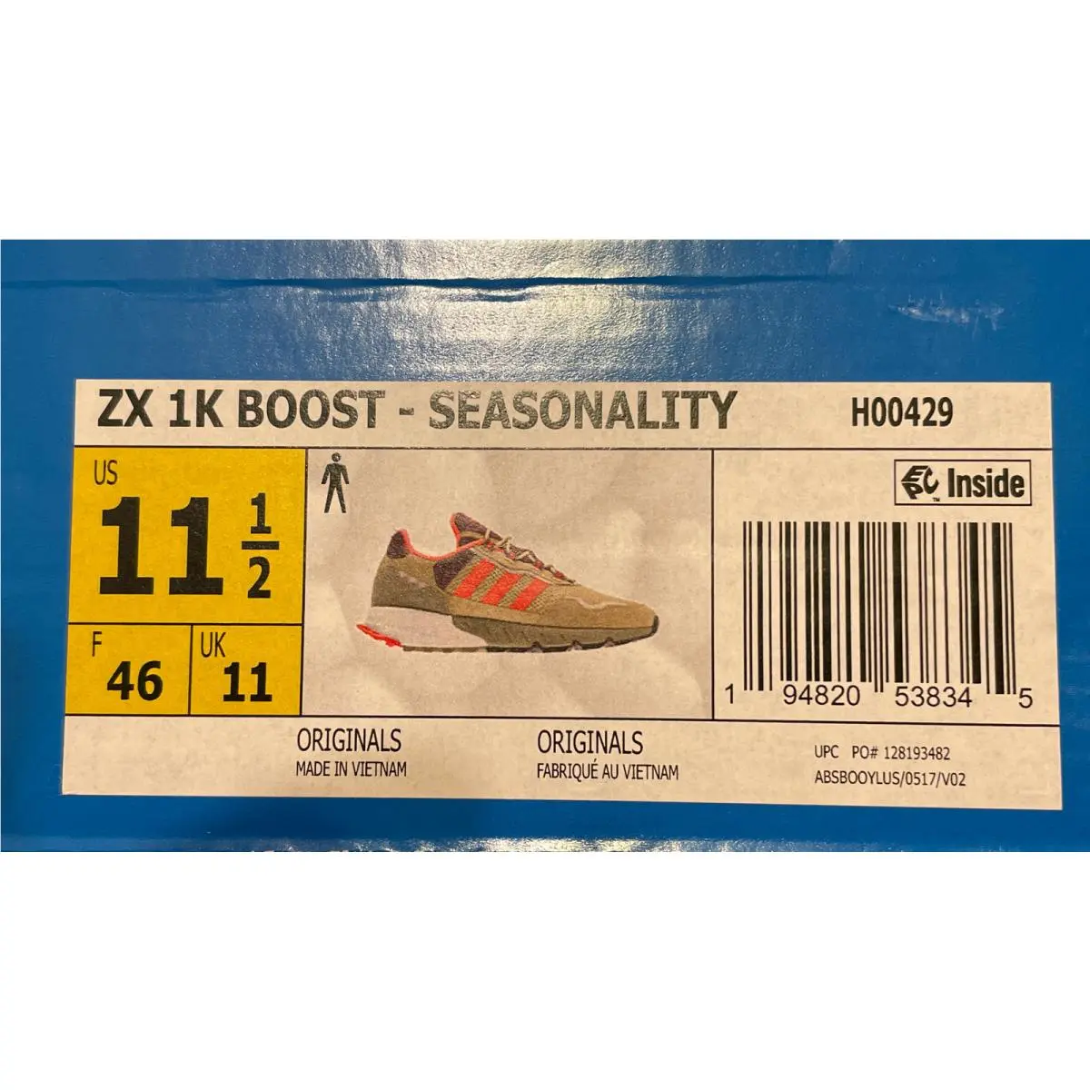 Adidas shoes - adidas ZX - H00429 - Multicolor (UPC: 0194820538345) 8