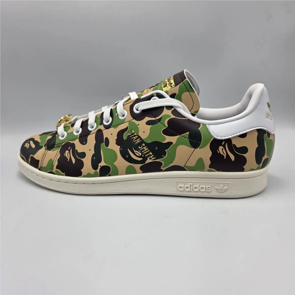 Size 11.5 - Bape x Adidas Stan Smith 30th Anniversary - Abc Camo