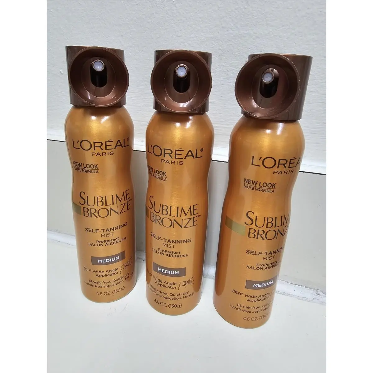 L`oreal Paris Skincare Sublime Bronze Self Tanning Mist Medium Spray 4.6 oz