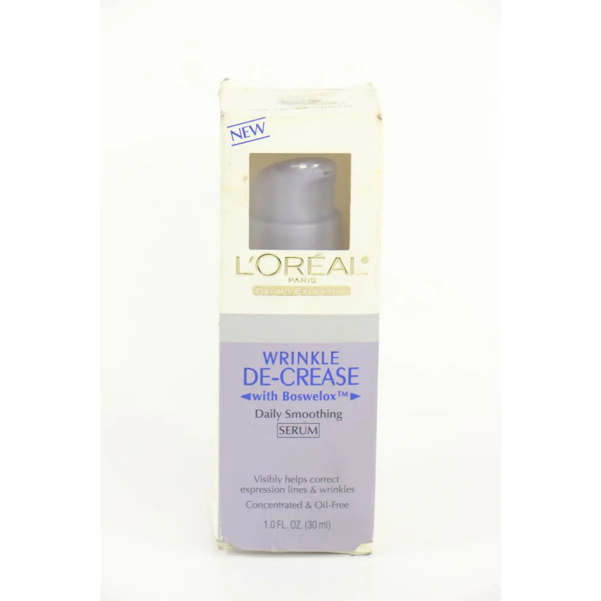 L`oreal Dermoexpertise Wrinkle Decrease Daily Smooth Serum w Boswelox 1 oz U13D