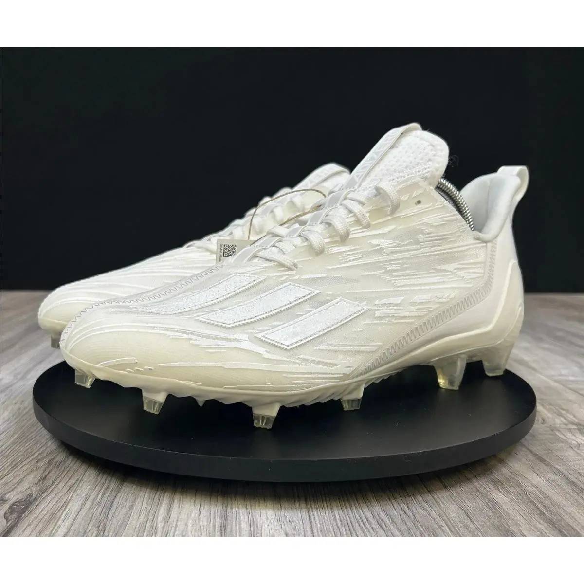 Adidas Adizero Speed Electric Football Cleats Triple White Mens 9.5 GX5413
