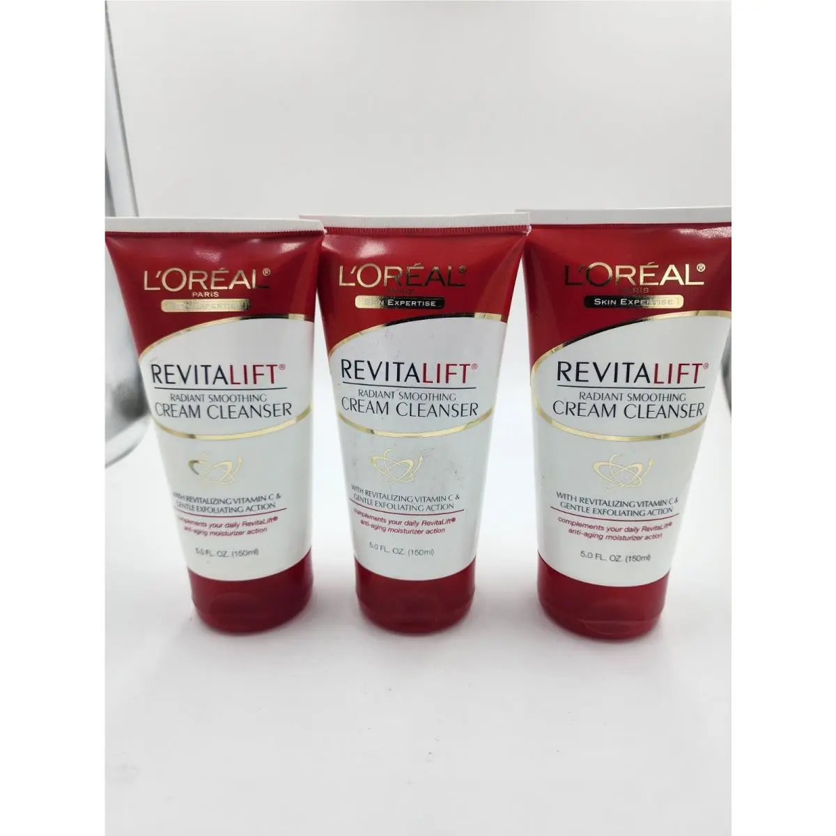 L`oreal Revita Lift Radiant Smoothing Cream Cleanser 2.5 fl oz/75 ml 3 Pack by L'Oréal