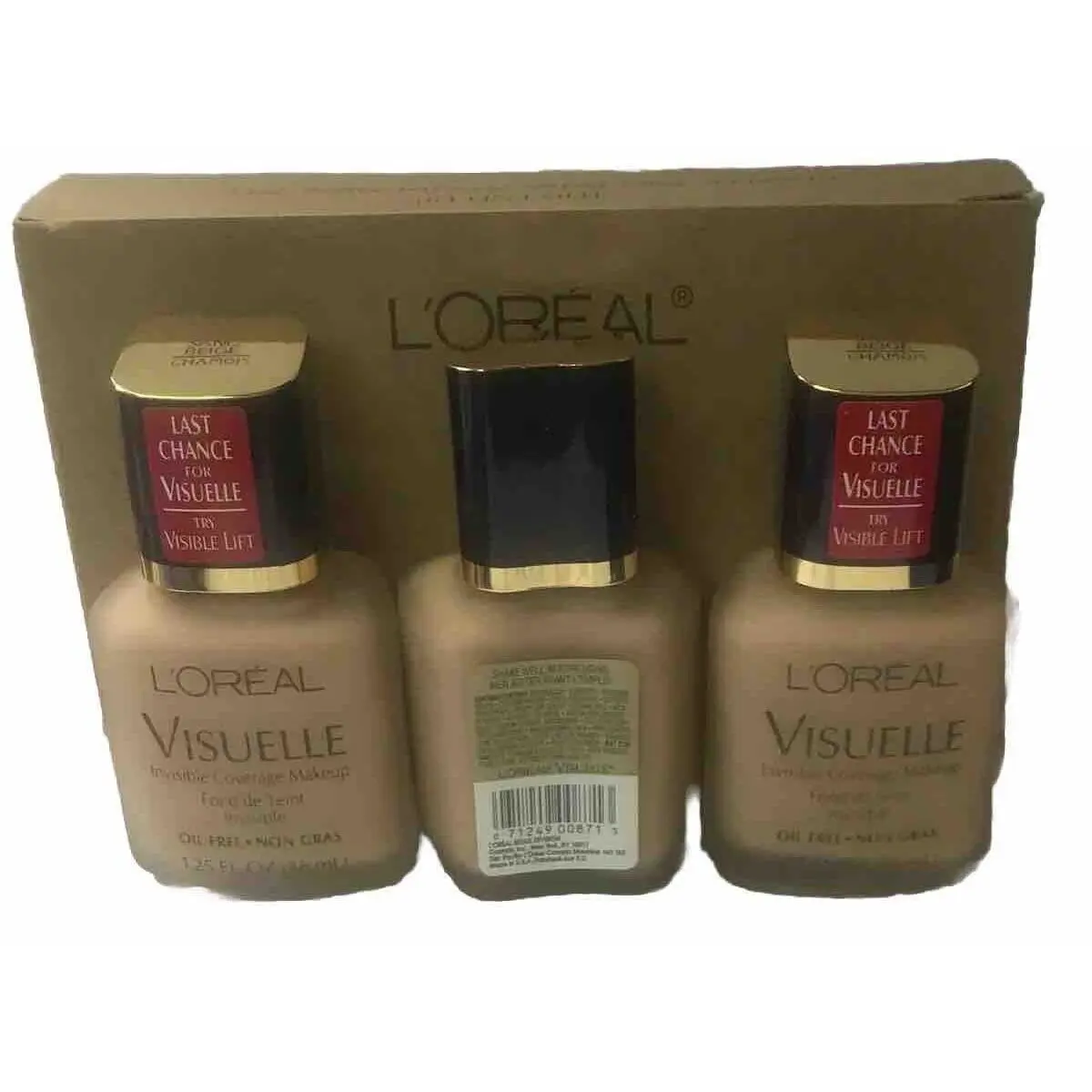 72 Bottles L`oreal Paris Visuelle Line Minimizing Makeup Sand Beige 1.25 oz