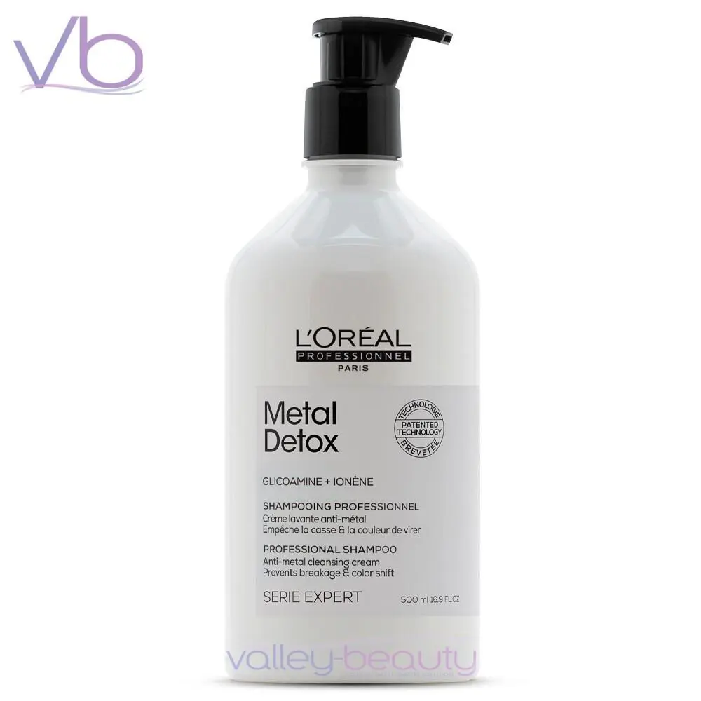 L`oreal Metal Detox Shampoo Sulfate-free Metal Remover For Colored Hair 500ml