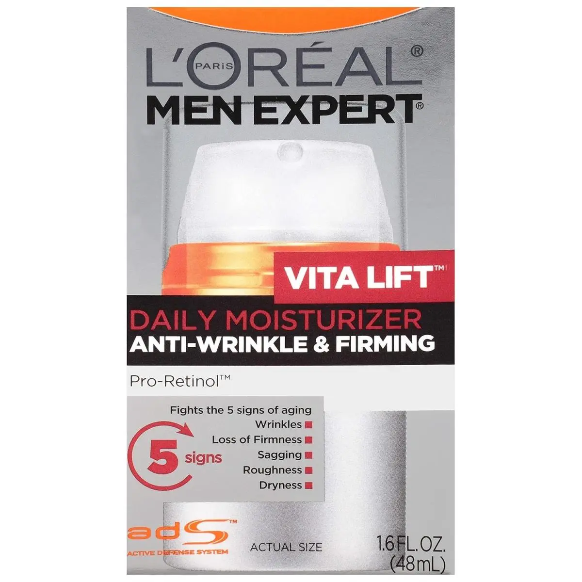 4 Pack L`oreal Paris Men Expert Vita Lift Daily Moisturizer Anti-wrinkle
