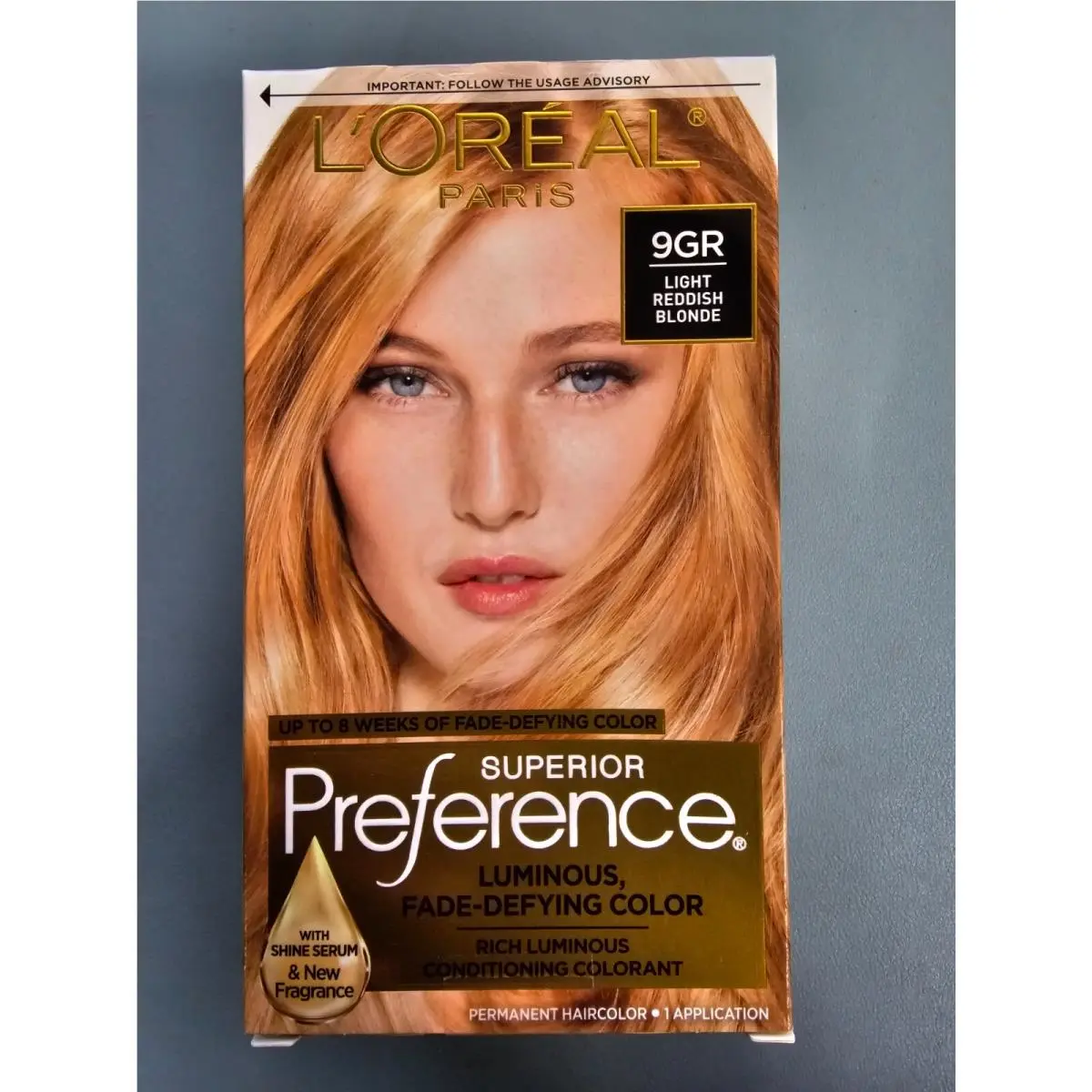 3 Pack L`oreal Superior Preference - 9GR Light Reddish Blonde