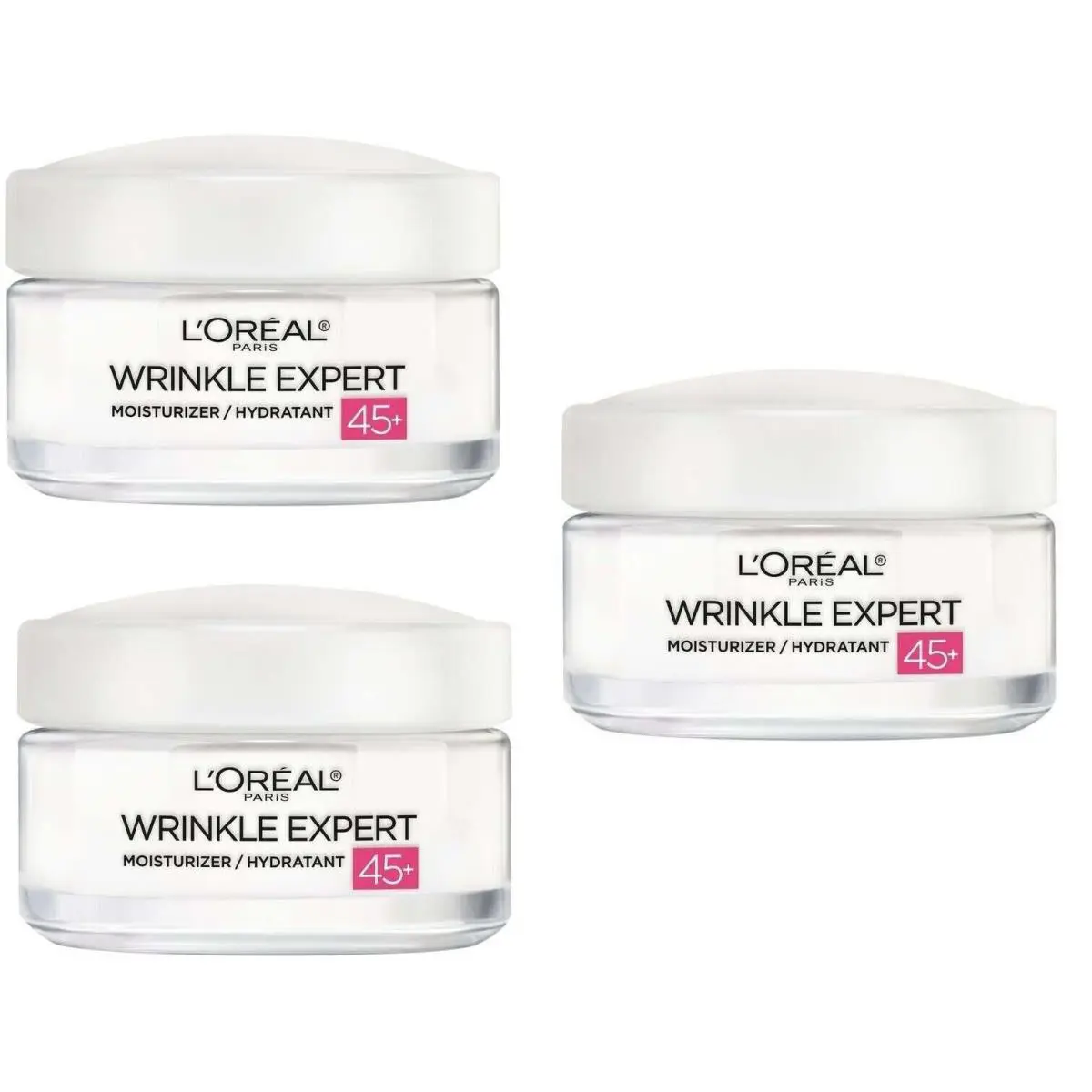 L`oreal Paris Wrinkle Expert 45+ Anti-aging Face Moisturizer Cream X 3 Packs