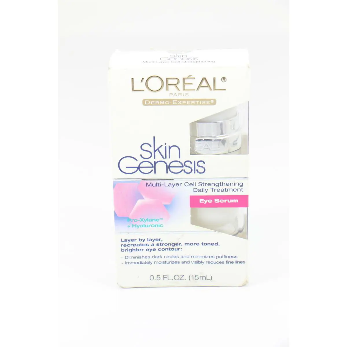L`oreal Skingenesis Dermo Expertise Multilayer Strengthening Eye Serum .5 oz U8A