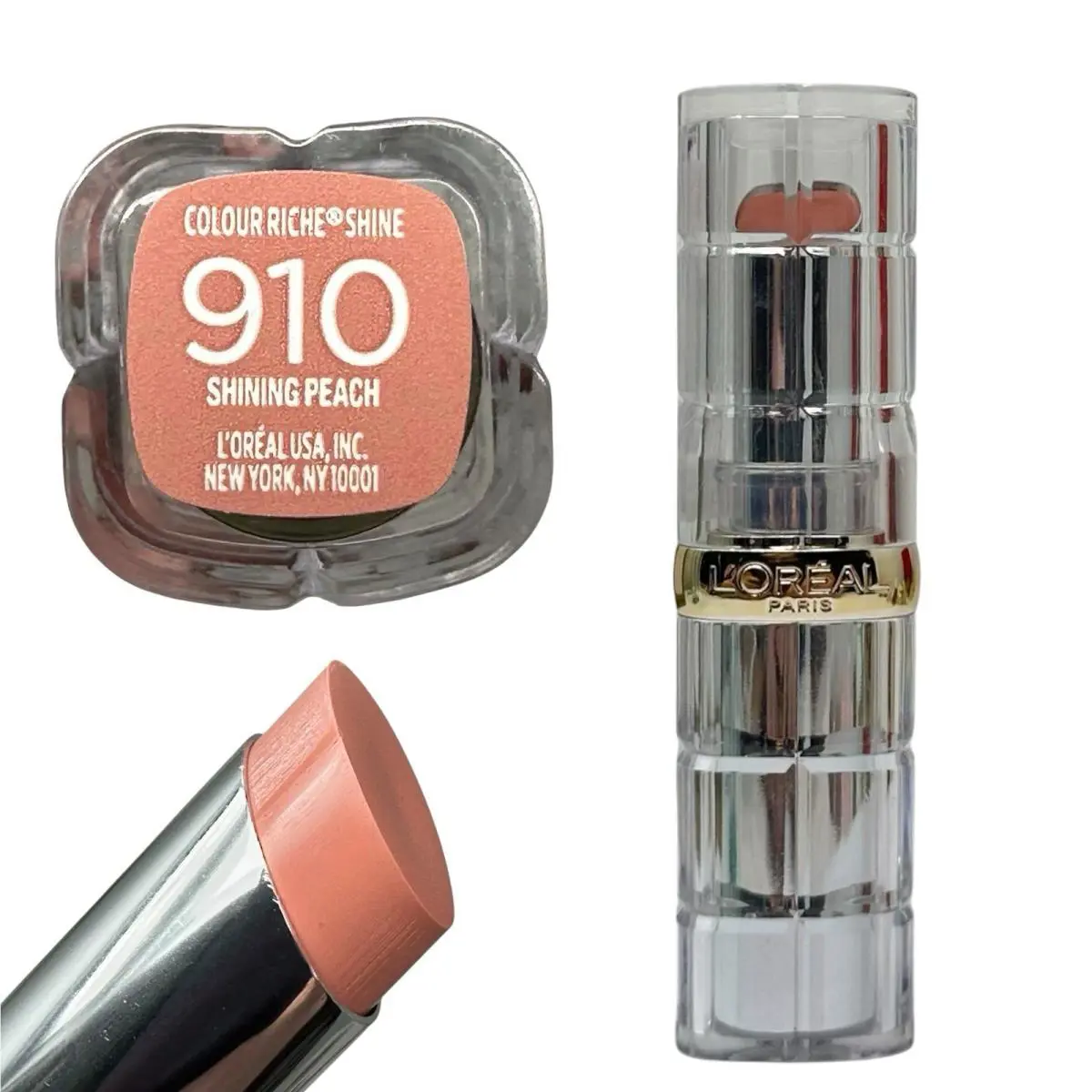 L`oreal Paris Colour Riche Shine Glossy Ultra Rich Lipstick 910 Shining Peach