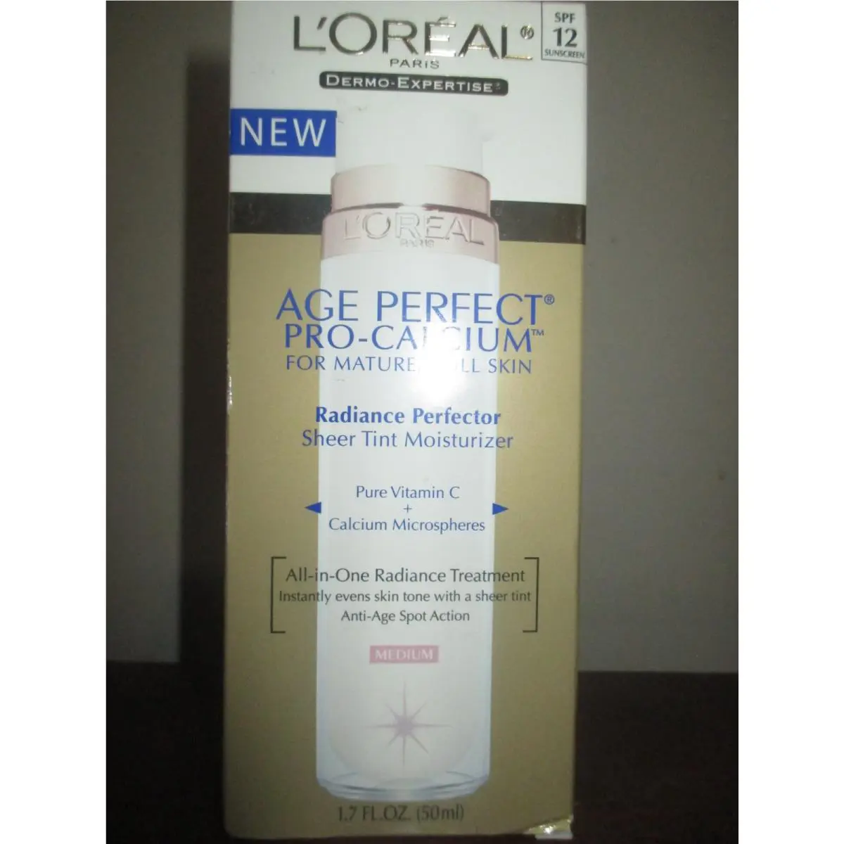 L`oréal L’oréal Age Perfect Pro Calcium Radiance Perfector Medium Sheer Tint Moisturizer