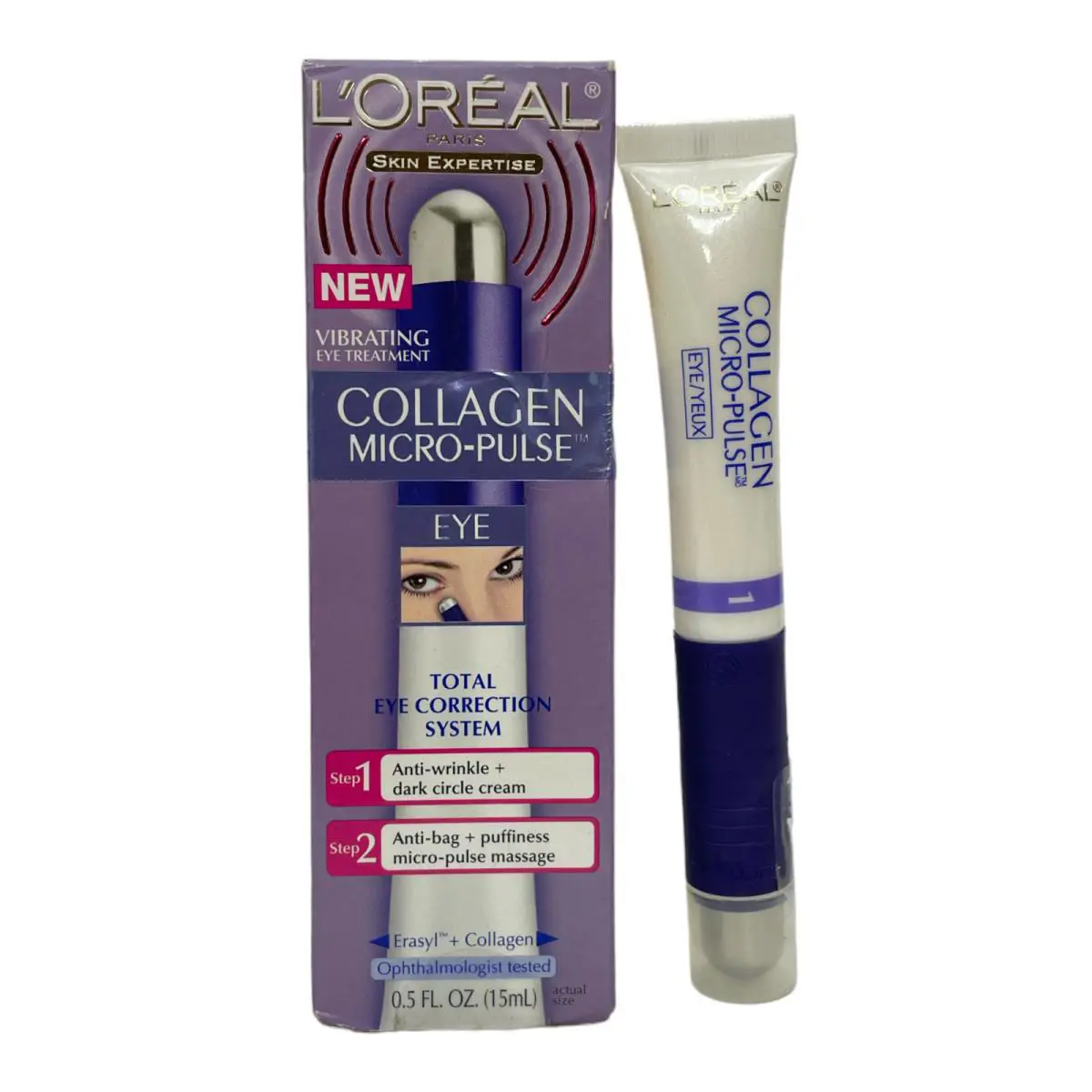 L`oreal Collagen Micro-pulse Eye Correcting System 0.5fl/15ml As Seen In Pics