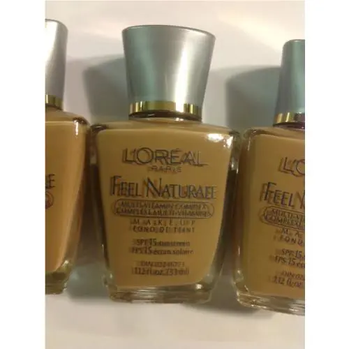 3 X L`oreal Feel Naturale Multi-vitamin Complex Makeup Spf 15 Golden Beige