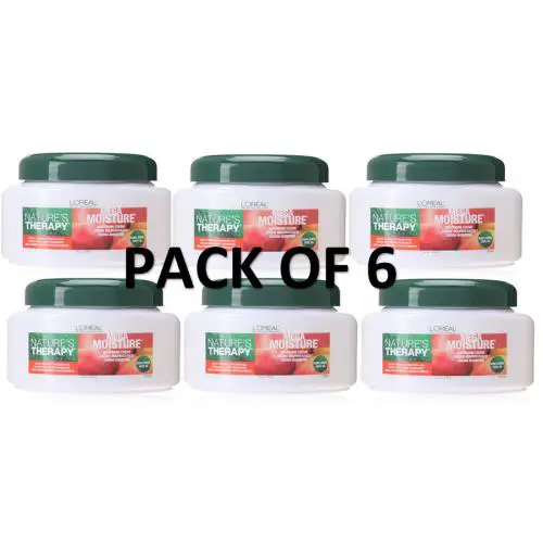 6 Pack L`oreal Natures Therapy Mega Moisture Nurturing Creme 16 Oz by L'Oréal