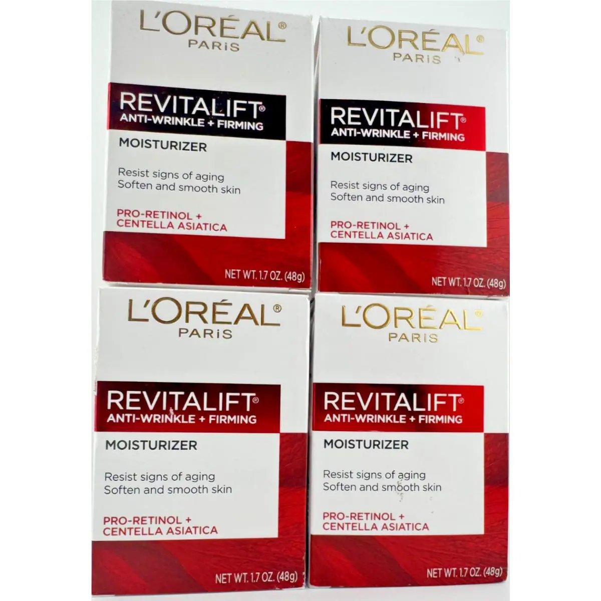 L`oréal L’oréal Revitalift Anti-wrinkle Firming Moisturizer 1.7oz 4 Pack