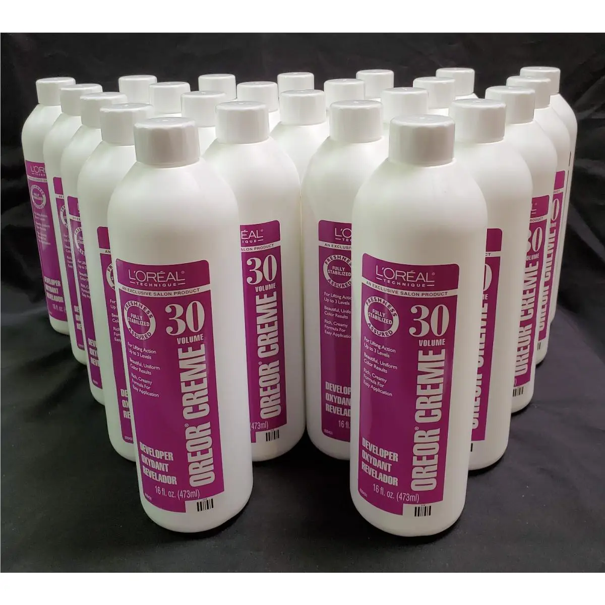 L`oreal Oreor Creme 30 Volume Developer 16 oz - Pack of 24