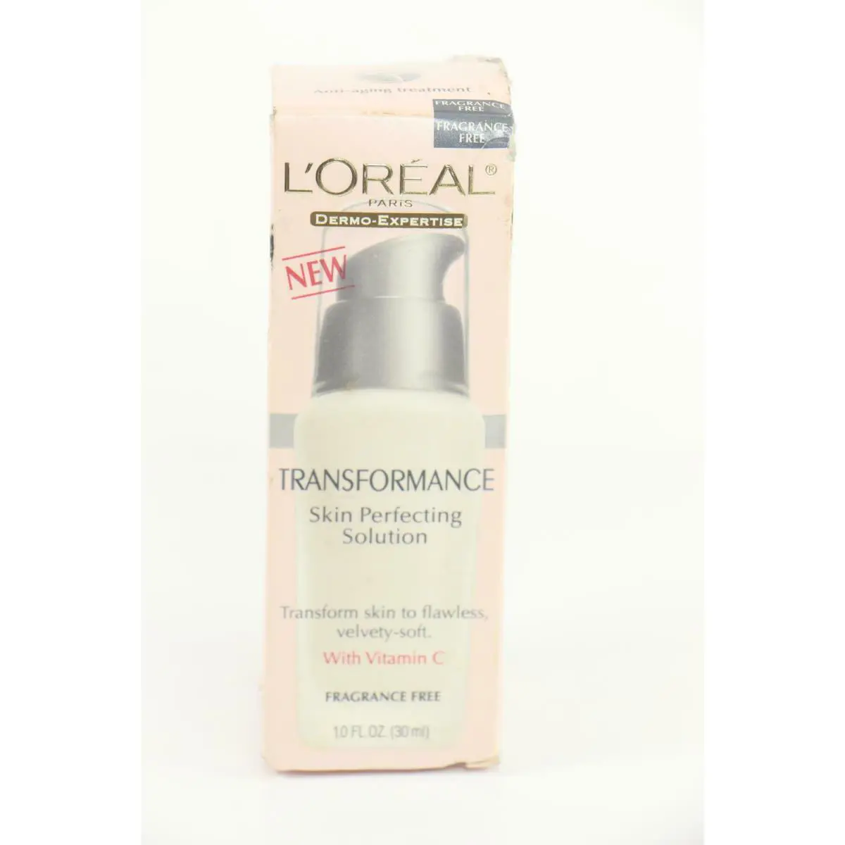 2 Pack L`oreal Transformance Skinperfecting Solution w Vit C 1oz Frag Free U43C