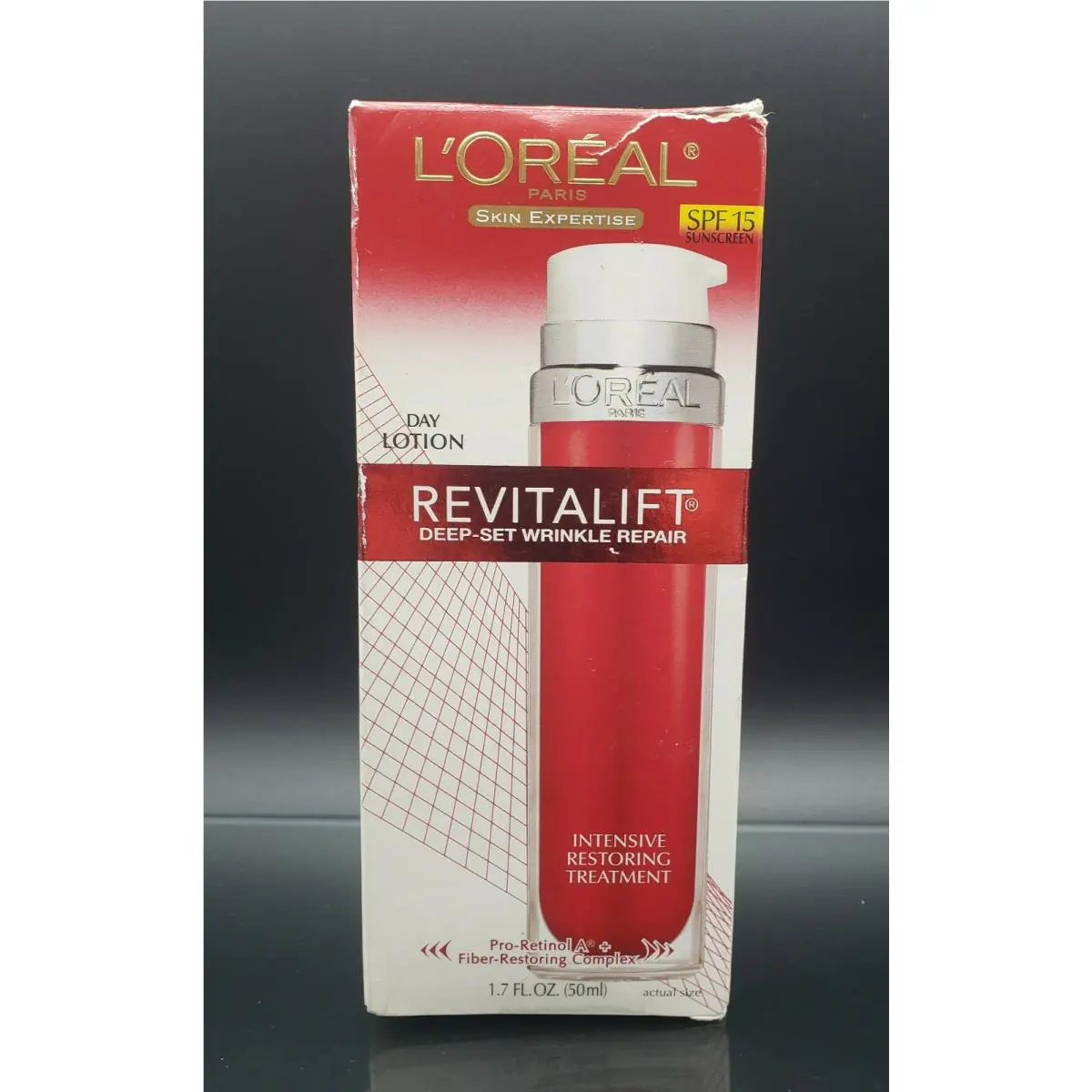 L`oreal Revitalift Deep-set Wrinkle Repair Day Lotion 1.7 Oz