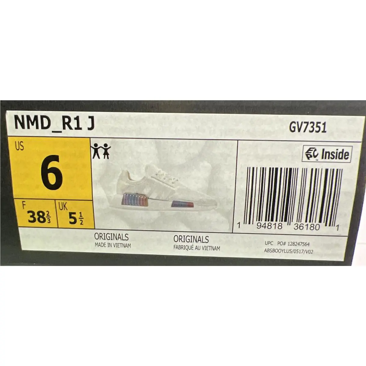 Adidas shoes - adidas NMD R1 - NMD - GV7351 - White, Main: White (UPC: 0194818361801) 8