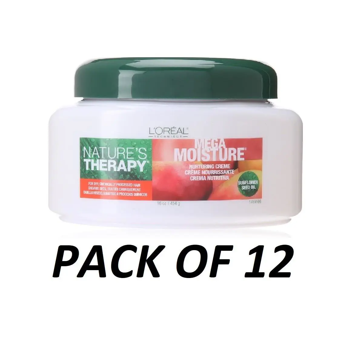 L`oréal Nature`s Therapy Mega Moist Cond. 16 Oz I Pack OF 12