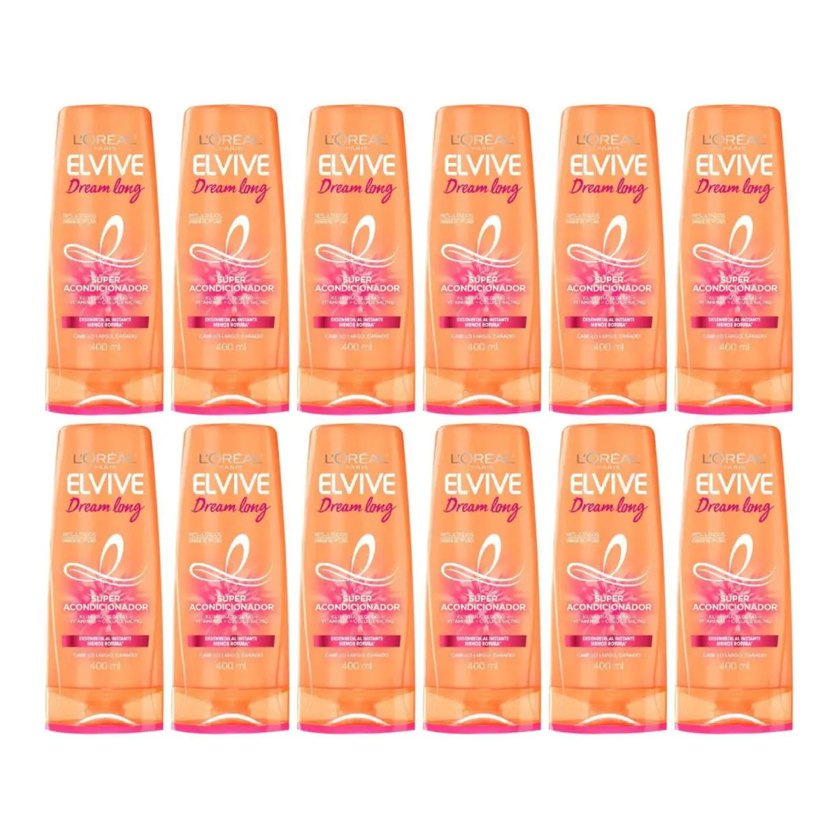 L`oréal L`or al Paris Elvive Dream Long Super Acondicionador 13.5oz 400ml Pack of 12