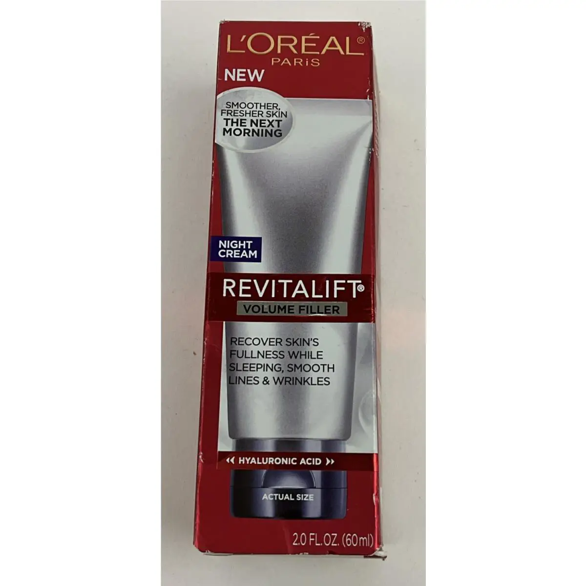 L`oreal Paris Revitalift Volume Filler Night Cream 2.0 oz Full Size