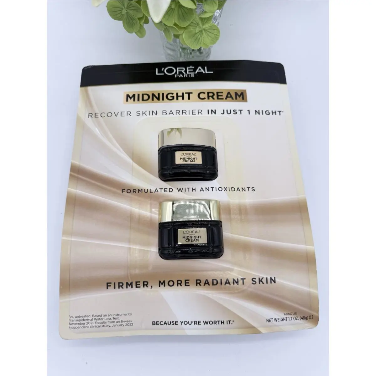2 L`oreal Paris Midnight Cream - 1.7 fl oz Each