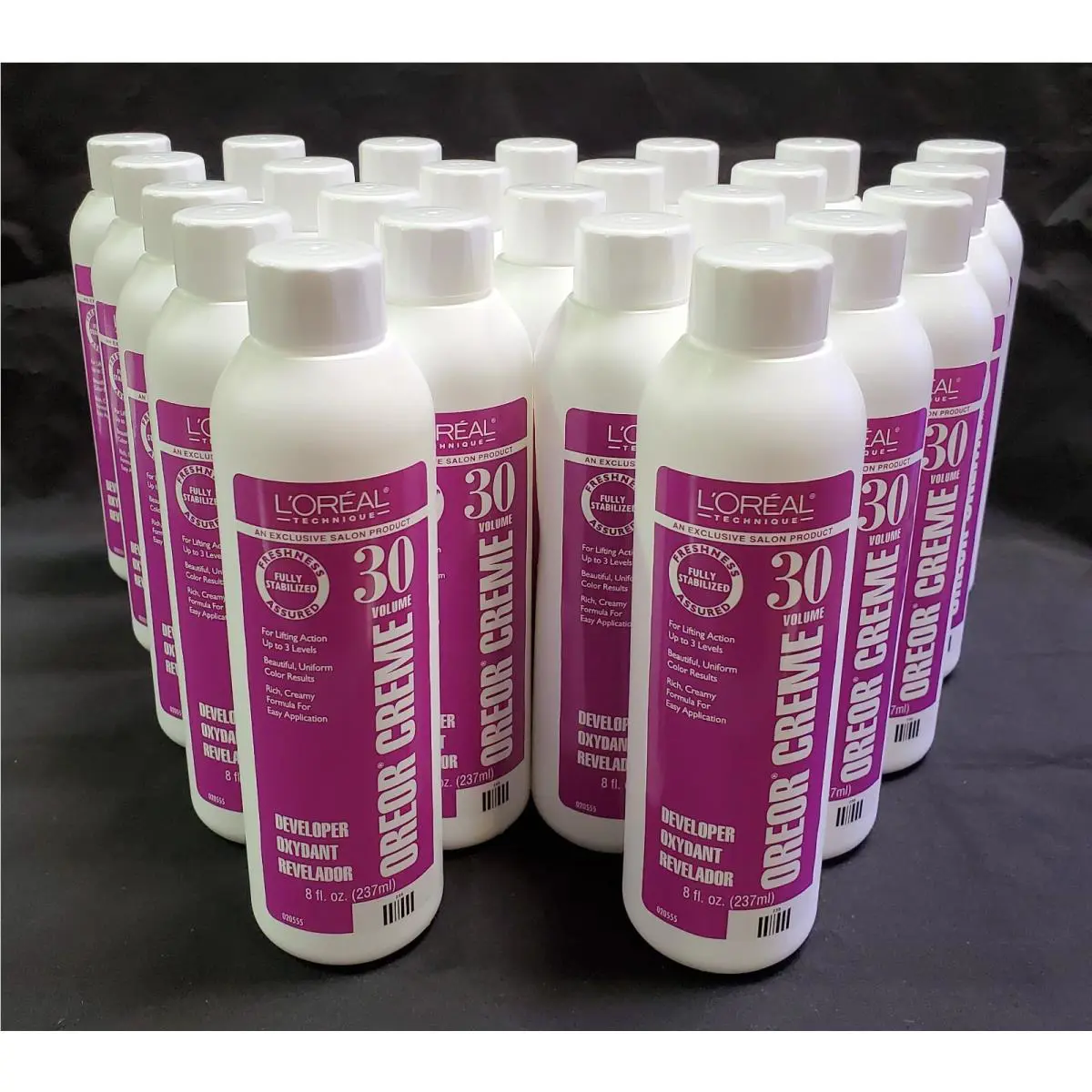 L`oreal Oreor Creme Developer - 30 Volume 8 oz 24 Pack
