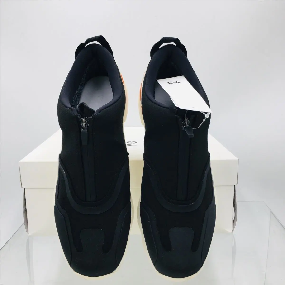 Adidas shoes - adidas Y-3 - HR1988 - Black/ White/ Cream/ Orange (UPC: 195747449097) 5