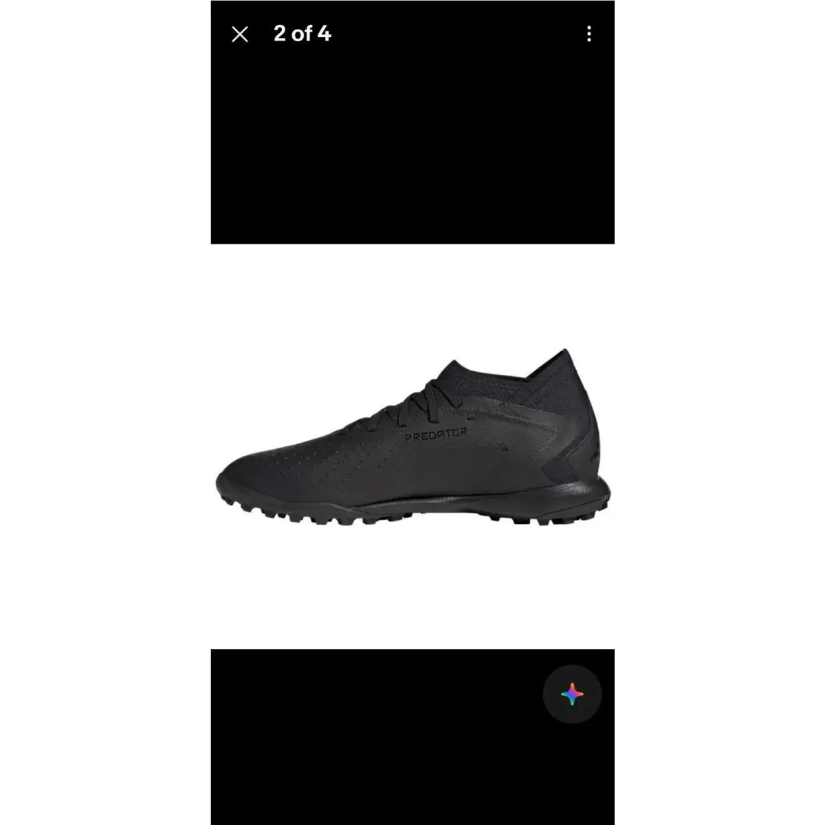 Adidas shoes - adidas Predator Accuracy.3 TF soccer shoes - GW4639 - Black, Dominant: black 0