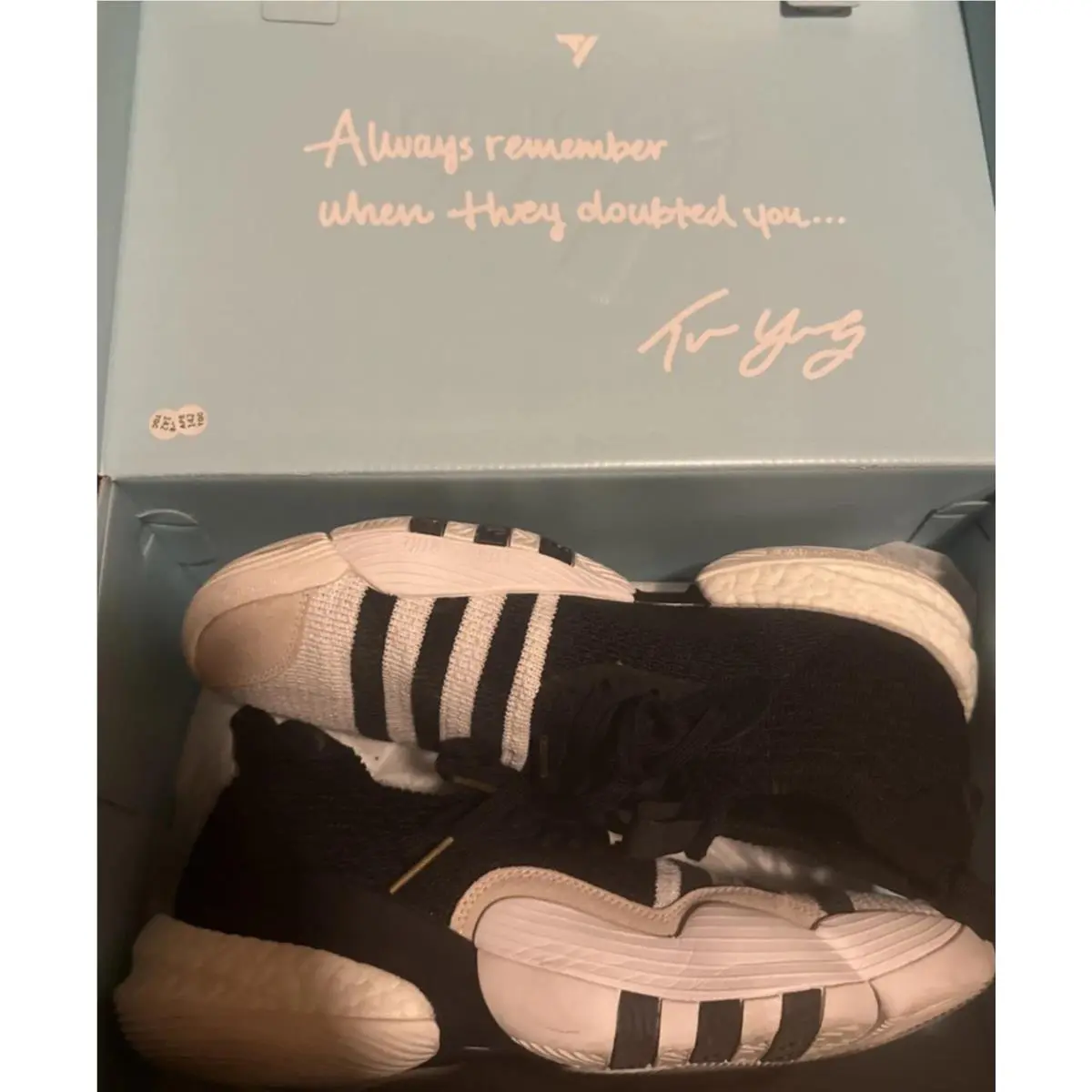 Adidas shoes - adidas Trae Young 2 - Trae Young - H06477 - cream white black (UPC: 195748976790) 1