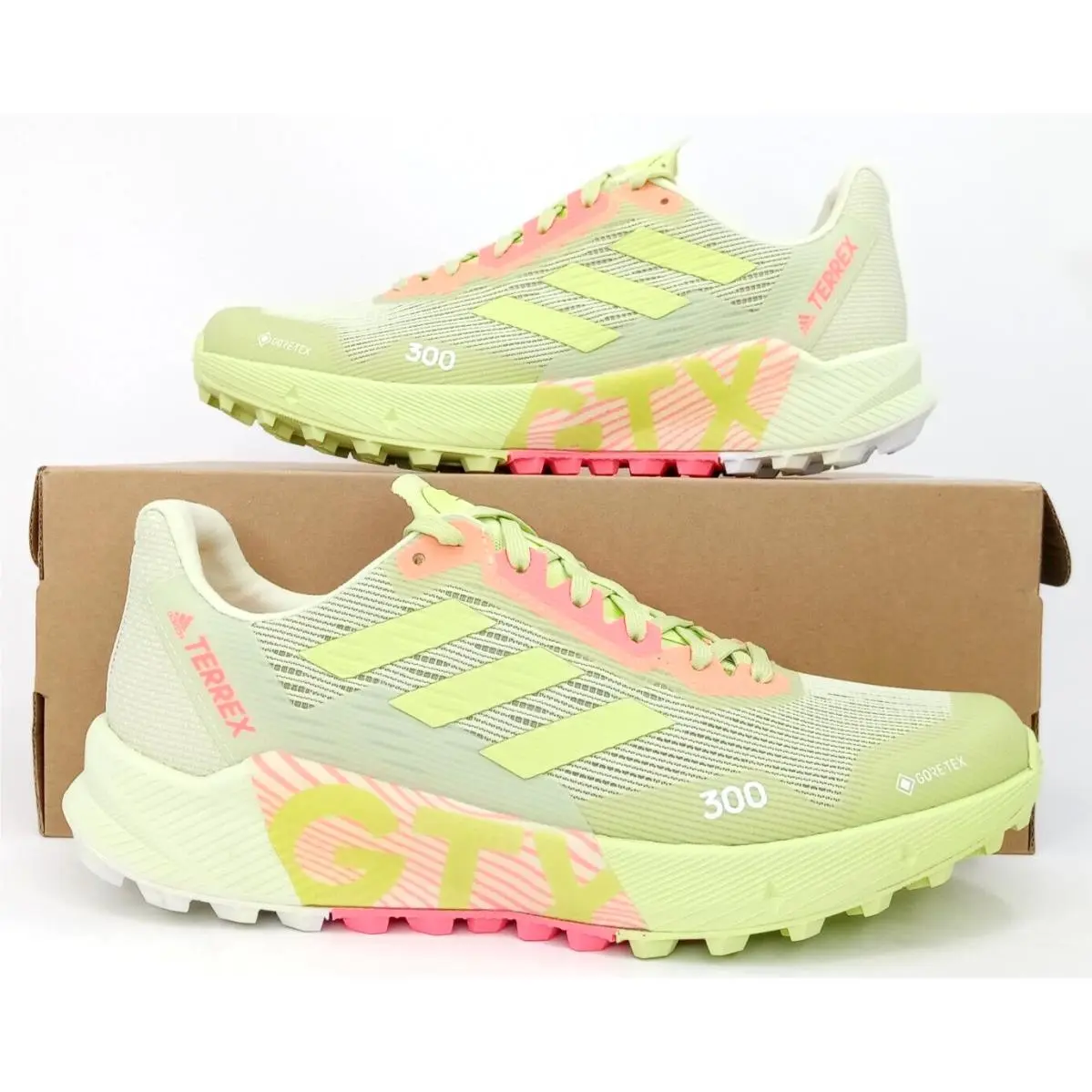 Adidas shoes - Adidas Terrex Agravic Flow 2 GTX - H03383 - Volt (UPC: 195734237812) 9
