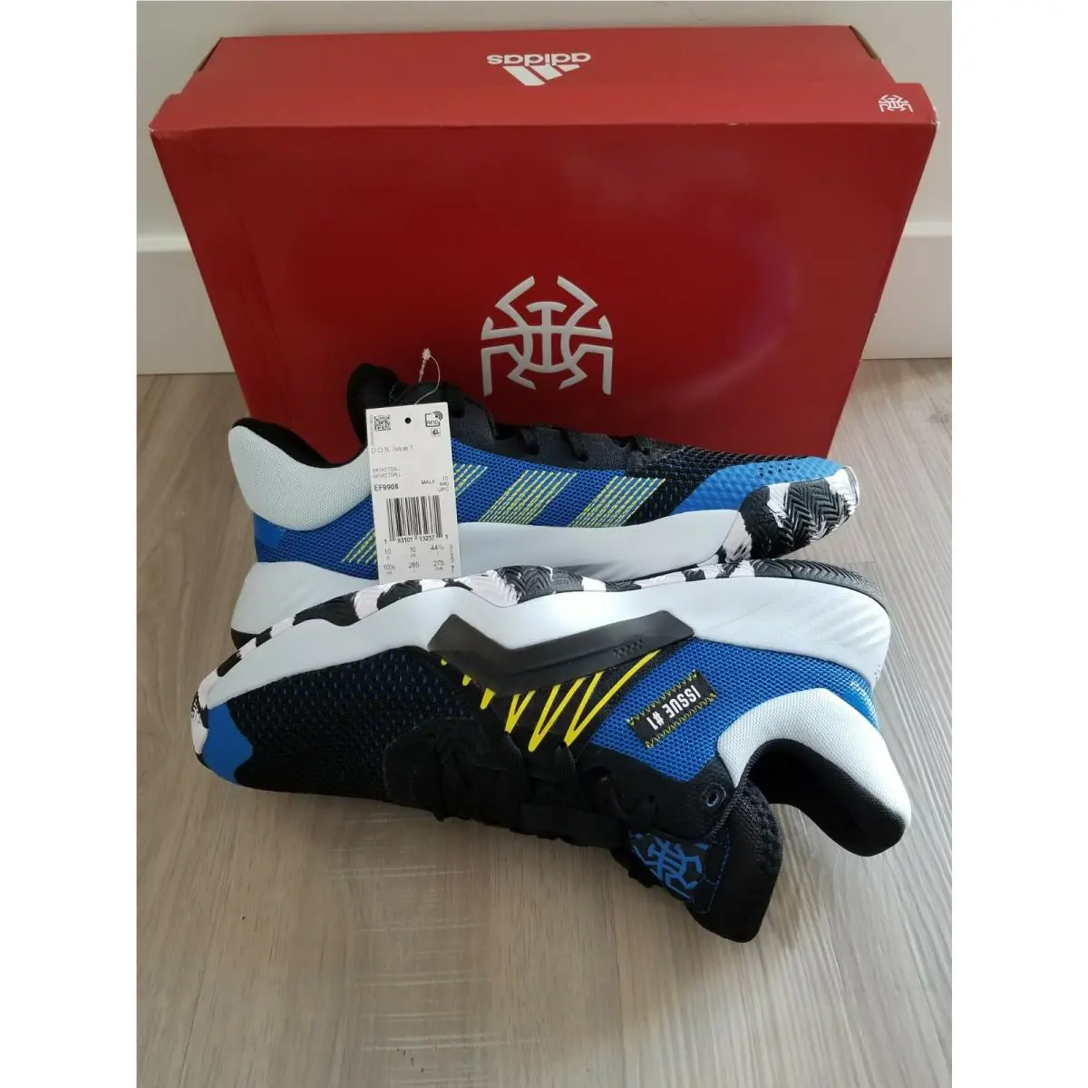 Adidas shoes - adidas D.O.N. Issue - Issue - EF9908 - Blue Black 3